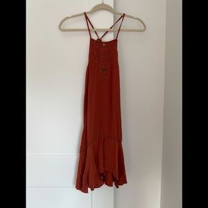 Free People Burnt Orange Dress Small